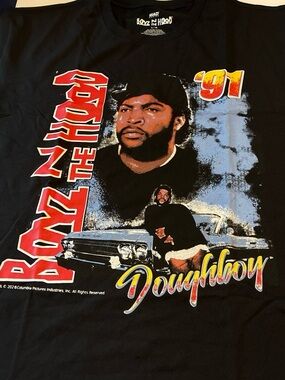 MAD Engine Black Tee with Red and Yellow '91 Doughboy Graphic